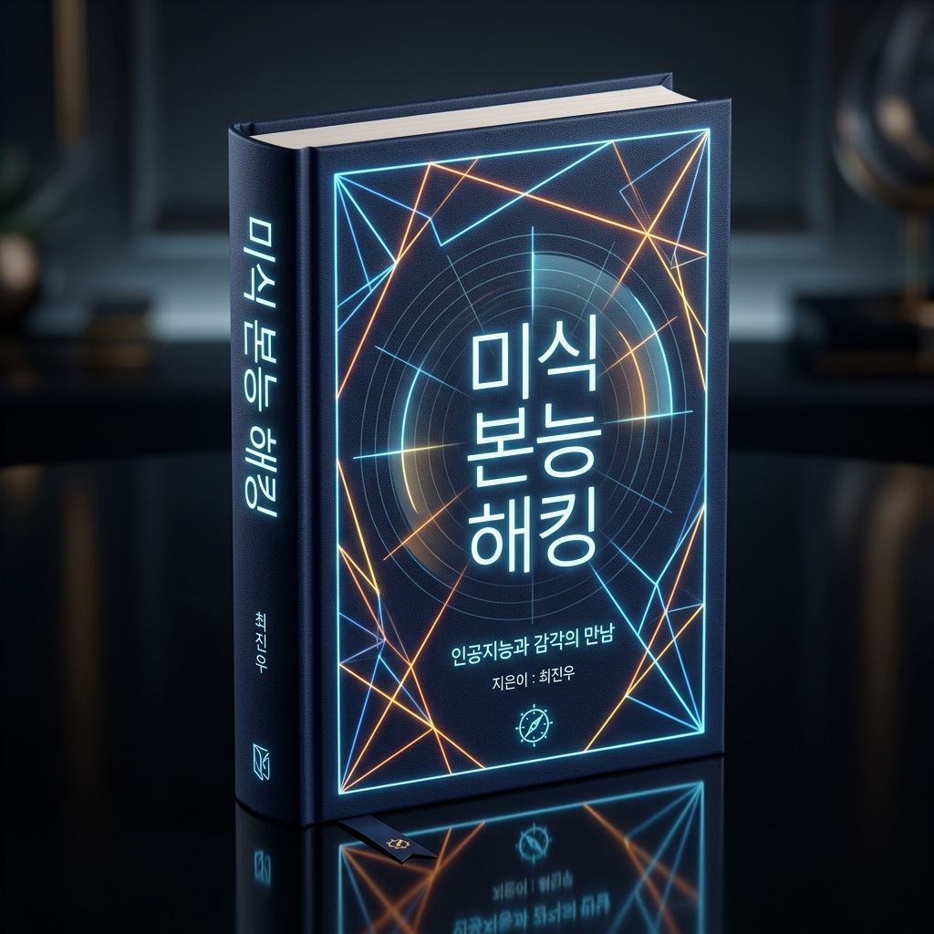 미식 본능 해킹 도서 표지 3D 렌더링